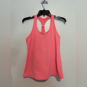 Lululemon Cool Racerback Womens Tank Top Pink Shell Size 10
